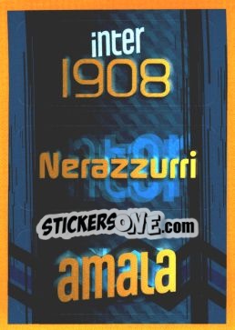 Sticker INTER 1908 - NERAZZURRI - AMALA