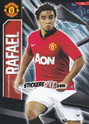 Sticker Rafael da Silva - Manchester United 2013-2014. Trading Cards n. 4 - Panini