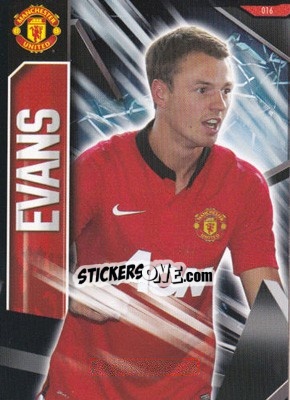Figurina Jonny Evans - Manchester United 2013-2014. Trading Cards - Panini