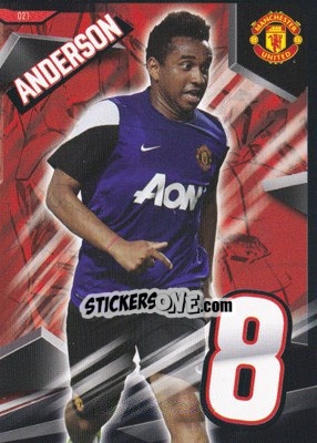 Figurina Anderson - Manchester United 2013-2014. Trading Cards - Panini