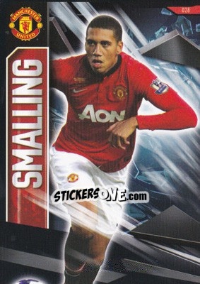 Sticker Chris Smalling - Manchester United 2013-2014. Trading Cards n. 28 - Panini