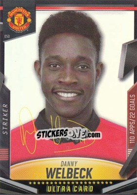Figurina Danny Welbeck - Manchester United 2013-2014. Trading Cards - Panini