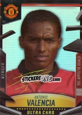 Cromo Antonio Valencia