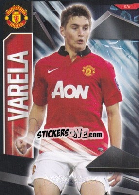 Figurina Guillermo Varela - Manchester United 2013-2014. Trading Cards n. 76 - Panini