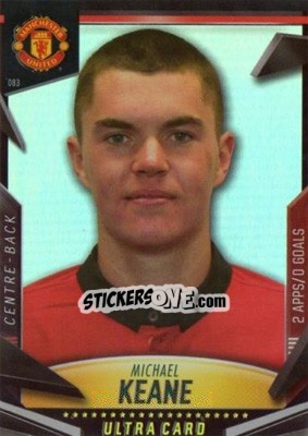 Sticker Michael Keane - Manchester United 2013-2014. Trading Cards - Panini