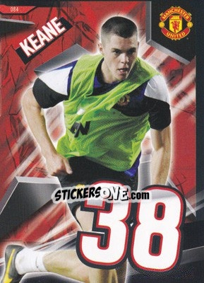 Sticker Michael Keane - Manchester United 2013-2014. Trading Cards n. 84 - Panini