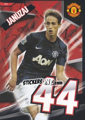 Sticker Adnan Januzaj - Manchester United 2013-2014. Trading Cards n. 90 - Panini