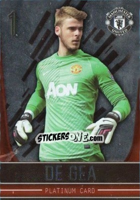 Sticker David De Gea - Manchester United 2013-2014. Trading Cards n. 91 - Panini