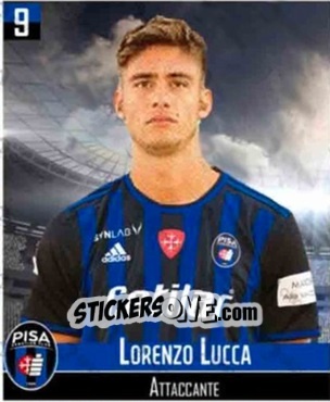Sticker Lorenzo Lucca - Pisa Sporting Club 2021-2022
 n. 125 - Esselunga