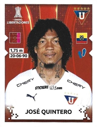 Sticker Jose Quintero - Conmebol Copa Libertadores 2024 n. 116 - Panini