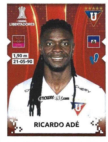 Sticker Ricardo Ade - Conmebol Copa Libertadores 2024 n. 118 - Panini