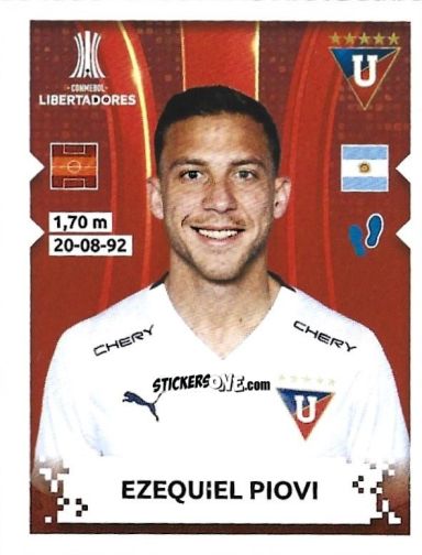 Sticker Ezequiel Piovi - Conmebol Copa Libertadores 2024 n. 120 - Panini