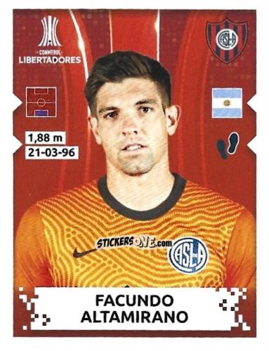 Sticker Facundo Altamirano - Conmebol Copa Libertadores 2024 n. 130 - Panini