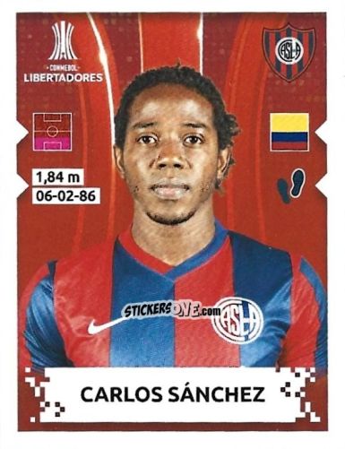 Cromo Carlos Sanchez - Conmebol Copa Libertadores 2024 n. 132 - Panini