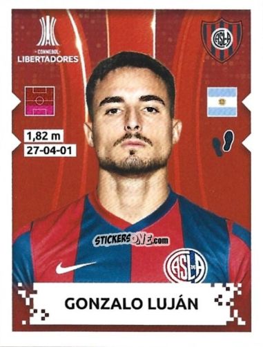 Sticker Gonzalo Lujan - Conmebol Copa Libertadores 2024 n. 133 - Panini