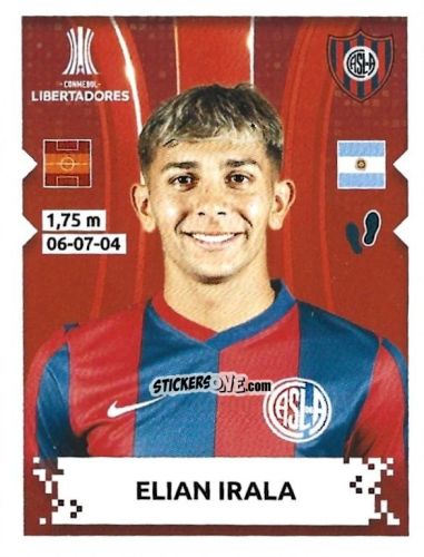 Sticker Elian Irala - Conmebol Copa Libertadores 2024 n. 138 - Panini
