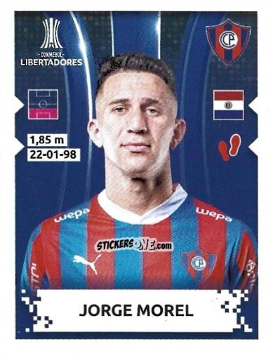 Sticker Jorge Morel - Conmebol Copa Libertadores 2024 n. 181 - Panini