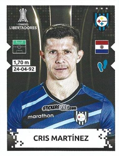 Sticker Cris Martinez - Conmebol Copa Libertadores 2024 n. 444 - Panini