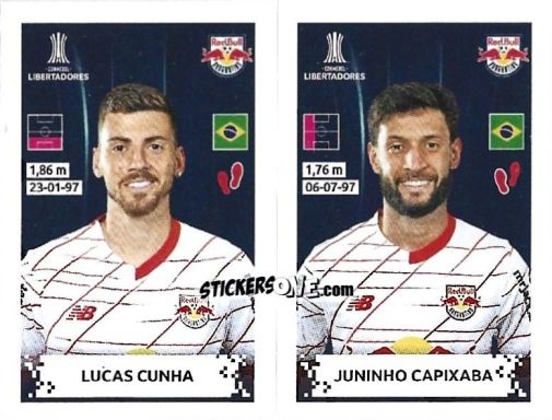 Sticker Lucas Cunha / Juninho Capixaba - Conmebol Copa Libertadores 2024 n. 451 - Panini
