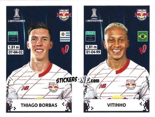 Cromo Thiago Borbas / Vitinho - Conmebol Copa Libertadores 2024 n. 456 - Panini