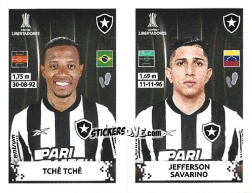 Sticker Tche Tche / Jefferson Savarino - Conmebol Copa Libertadores 2024 n. 462 - Panini