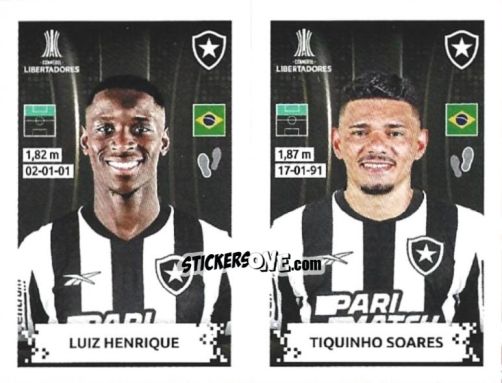 Cromo Luiz Henrique / Tiquinho Soares - Conmebol Copa Libertadores 2024 n. 464 - Panini