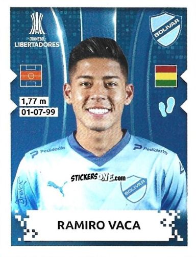 Figurina Ramiro Vaca - Conmebol Copa Libertadores 2024 n. 204 - Panini