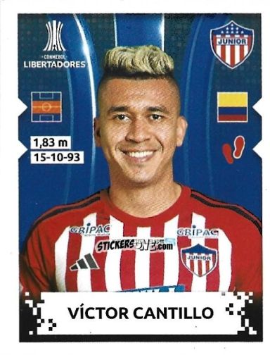 Sticker Victor Cantillo - Conmebol Copa Libertadores 2024 n. 347 - Panini