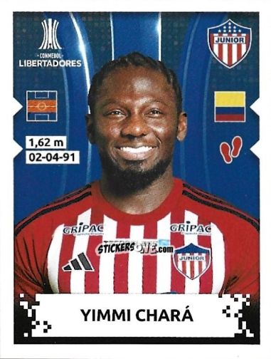 Sticker Timmi Chara - Conmebol Copa Libertadores 2024 n. 349 - Panini