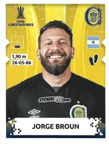 Sticker Jorge Broun - Conmebol Copa Libertadores 2024 n. 354 - Panini