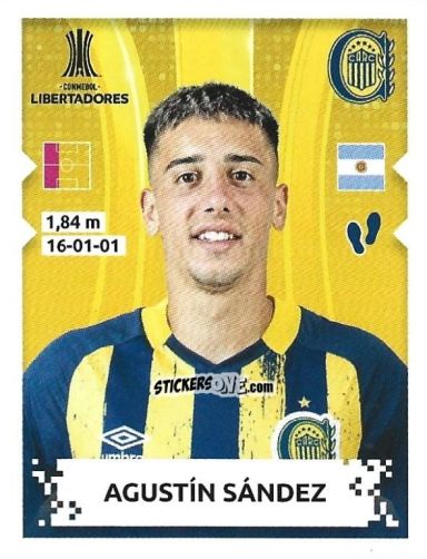 Figurina Agustin Sandez - Conmebol Copa Libertadores 2024 n. 359 - Panini