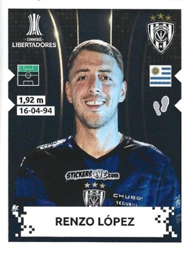 Sticker Renzo Lopez - Conmebol Copa Libertadores 2024 n. 383 - Panini