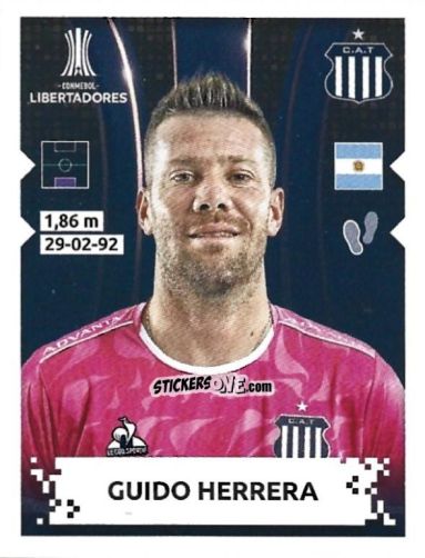 Sticker Guido Herrera - Conmebol Copa Libertadores 2024 n. 402 - Panini