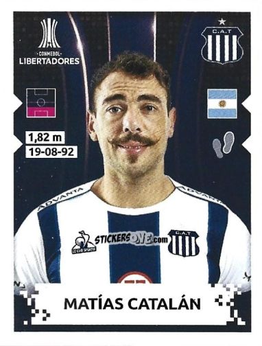 Cromo Matias Catalan - Conmebol Copa Libertadores 2024 n. 406 - Panini