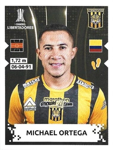 Sticker Michael Ortega - Conmebol Copa Libertadores 2024 n. 268 - Panini