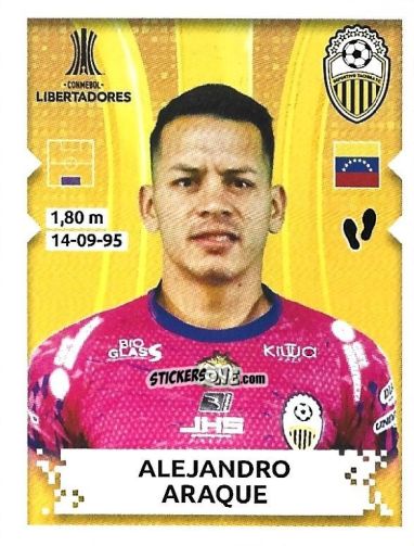 Sticker Alejandro Araque - Conmebol Copa Libertadores 2024 n. 274 - Panini