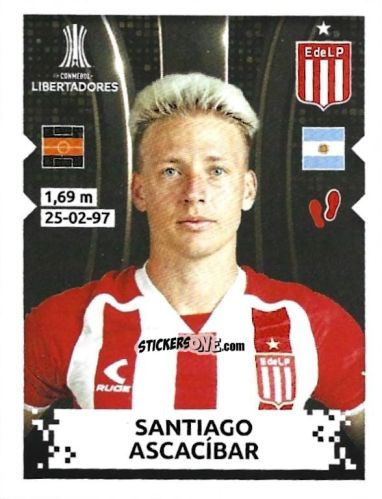 Sticker Santiago Ascacibar - Conmebol Copa Libertadores 2024 n. 45 - Panini