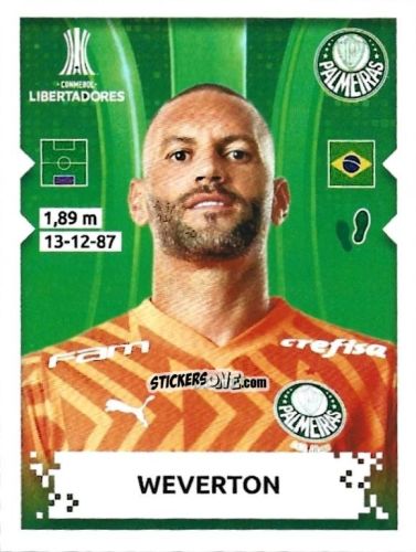 Cromo Weverton - Conmebol Copa Libertadores 2024 n. 50 - Panini