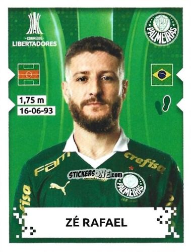 Sticker Ze Rafael - Conmebol Copa Libertadores 2024 n. 61 - Panini