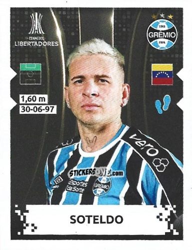 Sticker Soteldo - Conmebol Copa Libertadores 2024 n. 80 - Panini