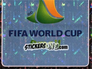 Figurina Official Emblem - Coppa del Mondo FIFA Brasile 2014 - Panini