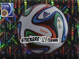 Sticker Brazuca - Official Ball - Coppa del Mondo FIFA Brasile 2014 n. 7 - Panini