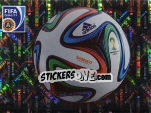 Sticker Brazuca - Official Ball - Coppa del Mondo FIFA Brasile 2014 - Panini