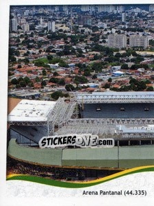 Sticker Arena Pantanal - Cuiabá - Coppa del Mondo FIFA Brasile 2014 n. 12 - Panini