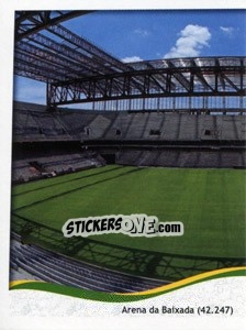 Figurina Arena da Baixada - Curitiba - Coppa del Mondo FIFA Brasile 2014 - Panini