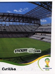 Figurina Arena da Baixada - Curitiba - Coppa del Mondo FIFA Brasile 2014 - Panini