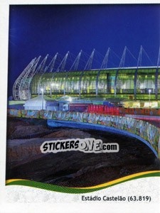 Figurina Estádio Castelão - Fortaleza - Coppa del Mondo FIFA Brasile 2014 - Panini