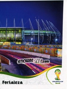 Sticker Estádio Castelão - Fortaleza - Coppa del Mondo FIFA Brasile 2014 n. 17 - Panini