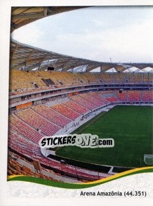 Sticker Arena Amazônia - Manaus - Coppa del Mondo FIFA Brasile 2014 n. 18 - Panini