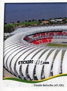 Sticker Estádio Beira-Rio - Porto Alegre - Coppa del Mondo FIFA Brasile 2014 n. 22 - Panini
